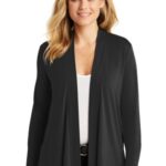 Port Authority Women's Concept Open Cardigan. L5430 Black