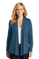 Port Authority Women's Concept Open Cardigan. L5430 Dusty Blue