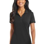 Port Authority Women's Cotton Touch Performance Polo. L568 Black