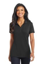 Port Authority Women's Cotton Touch Performance Polo. L568 Black