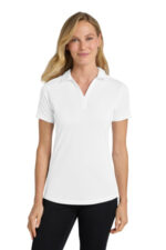 Port Authority Women's Diamond Jacquard Polo. L569 White