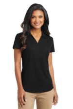 Port Authority Women's Dry Zone Grid Polo. L572 Black