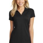 Port Authority Women's Rapid Dry Mesh Polo. L573 Black