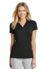 Port Authority Women's Rapid Dry Mesh Polo. L573 Black