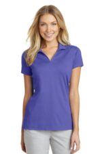 Port Authority Women's Rapid Dry Mesh Polo. L573 Iris Blue