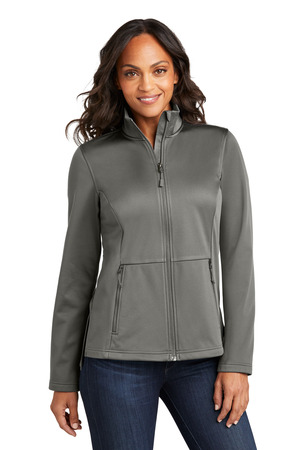 Port Authority Women's Flexshell Jacket L617 Smoke Grey