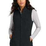 Port Authority Women's C-FREE Fleece Vest L702 Deep Black