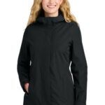 Port Authority Women's C-FREE Rain Jacket L714 Deep Black