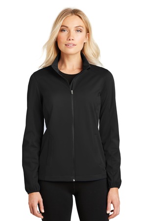 Port Authority Women's Active Soft Shell Jacket. L717 Deep Black