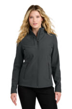 Port Authority Women's C-FREE Core Soft Shell L720 Grey Steel