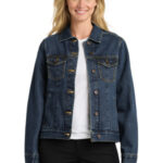 Port Authority Women's Denim Jacket. L7620 Denim Blue