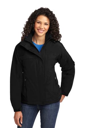 Port Authority Women's Nootka Jacket. L792 Black/ Black