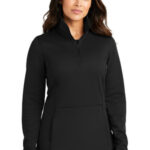 Port Authority Women's Smooth Fleece 1/4-Zip L804 Deep Black