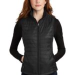 Port Authority Women's Packable Puffy Vest L851 Deep Black