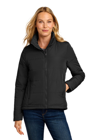 Port Authority Women's Puffer Jacket L852 Deep Black