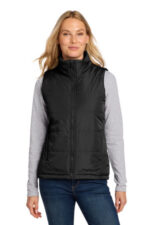 Port Authority Women's Puffer Vest L853 Deep Black