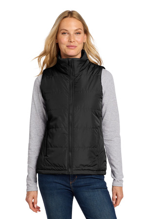 Port Authority Women's Puffer Vest L853 Deep Black