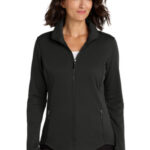 Port Authority Women's Collective Smooth Fleece Jacket. L904 Deep Black
