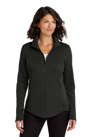 Port Authority Women's Collective Smooth Fleece Jacket. L904 Deep Black