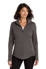 Port Authority Women's Collective Smooth Fleece Jacket. L904 Graphite