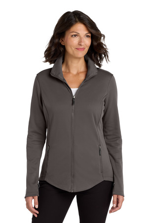 Port Authority Women's Collective Smooth Fleece Jacket. L904 Graphite