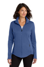 Port Authority Women's Collective Smooth Fleece Jacket. L904 Night Sky Blue