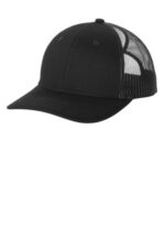 Port Authority Snapback Ponytail Trucker Cap LC401 Black