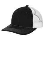 Port Authority Snapback Ponytail Trucker Cap LC401 Black/ White