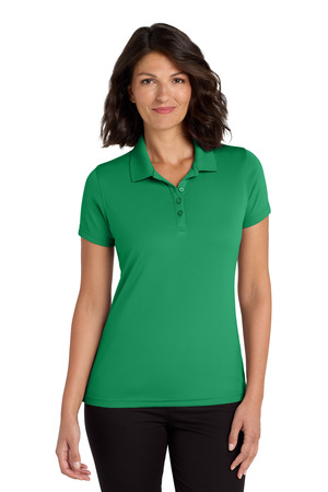 Port Authority Women's Dry Zone UV Micro-Mesh Polo. LK110 Bright Kelly Green