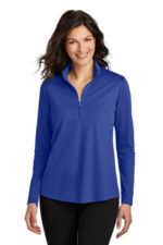 Port Authority Women's Dry Zone UV Micro-Mesh 1/4-Zip LK112 True Royal