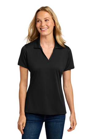 Port Authority Women's Performance Staff Polo LK398 Black