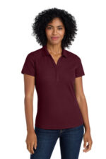 Port Authority Women's EZPerformance Pique Polo. LK600 Maroon