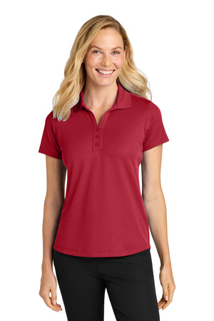 Port Authority Women's Plaited Pique Polo LK620 Rich Red