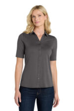 Port Authority Women's City Stretch Top. LK682 Graphite