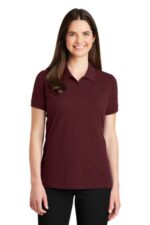 Port Authority Women's EZCotton Polo. LK8000 Maroon