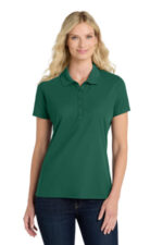 Port Authority Women's SuperPro React Polo. LK810 Marine Green