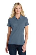 Port Authority Women's SuperPro React Polo. LK810 Regatta Blue
