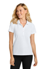 Port Authority Women's Dry Zone Stain-Release Grid Polo LK845 White