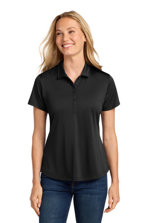 Port Authority Women's C-FREE Snag-Proof Polo LK864 Deep Black