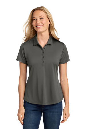Port Authority Women's C-FREE Snag-Proof Polo LK864 Grey Steel