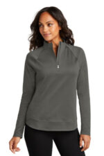 Port Authority Women's C-FREE Cypress 1/4-Zip LK870 Grey Steel