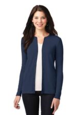Port Authority Women's Concept Stretch Button-Front Cardigan. LM1008 Dress Blue Navy