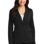 Port Authority Women's Knit Blazer. LM2000 Black