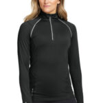 OGIO Women's Nexus 1/4-Zip Pullover. LOE335 Blacktop