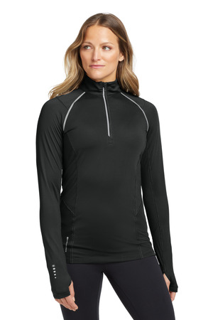 OGIO Women's Nexus 1/4-Zip Pullover. LOE335 Blacktop