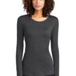 OGIO Women's Force Long Sleeve Tee LOE340 Blacktop Heather