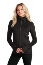 OGIO Women's Modern Performance Full-Zip. LOE703 Blacktop