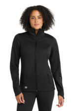 OGIO Women's Crux Soft Shell. LOE720 Blacktop