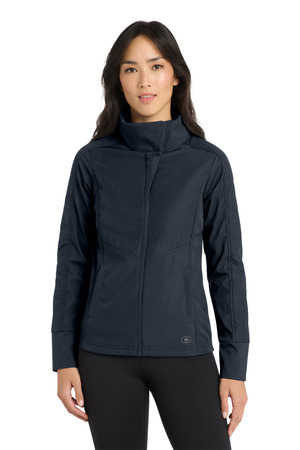 OGIO Women's Brink Soft Shell. LOE722 Propel Navy