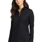 OGIO Women's Commuter Woven Tunic. LOG1002 Blacktop